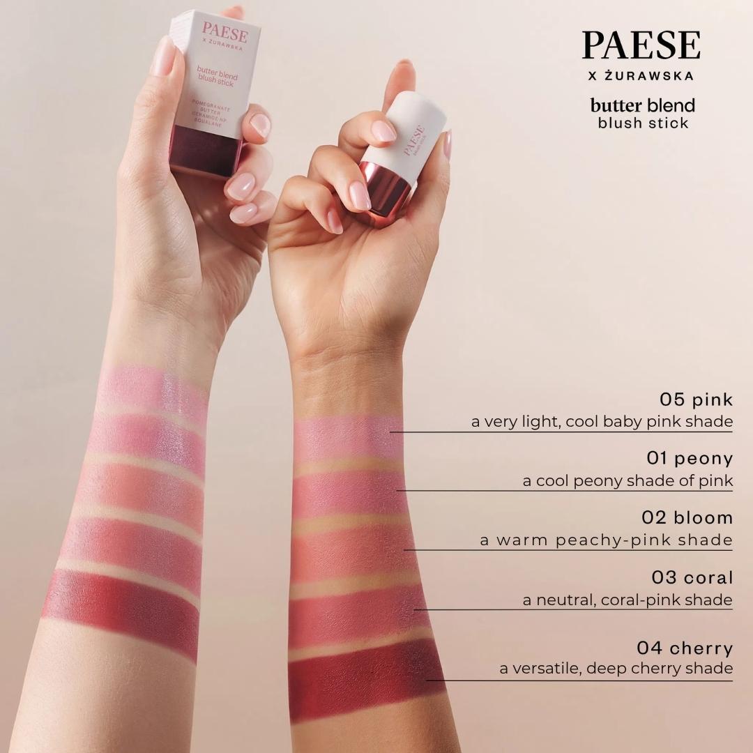 BUTTER BLEND Blush Stick 6g - PAESE - Vesa Beauty