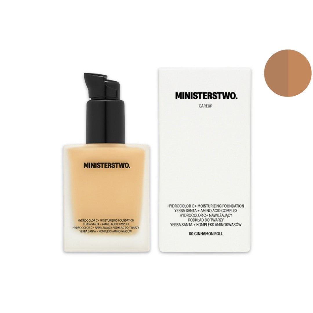 CAREUP Moisturizing Foundation - No.60 Cinnamon Roll 30ml - Ministerstwo - Vesa Beauty