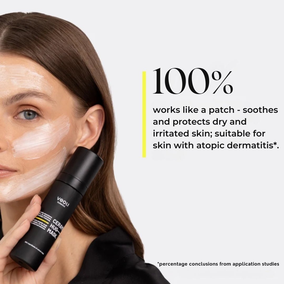 CERAMIDE HUG MASK Ultra - regenerating ceramide mask with 3% ceramide complex, 1% Centella Asiatica extract and trehalose 50ml - Veoli Botanica - Vesa Beauty