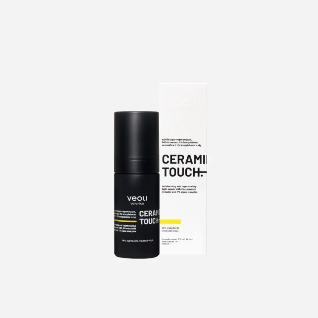 CERAMIDE TOUCH Moisturising and regenerating light serum with 2% ceramide complex and 1% algae complex 30ml - Veoli Botanica - Vesa Beauty