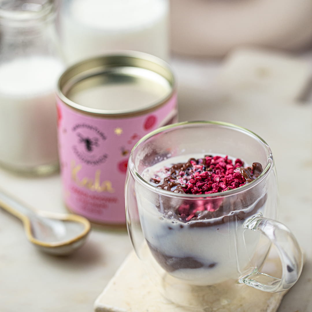 Chocolate ball with raspberries to drink 45g - Sadowski Bee Gardens - Vesa Beauty