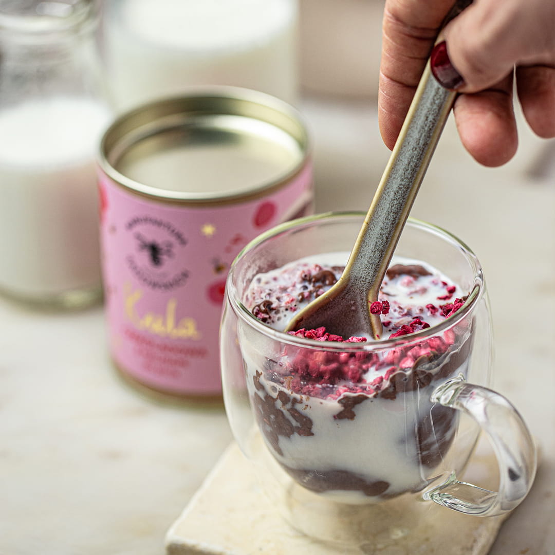 Chocolate ball with raspberries to drink 45g - Sadowski Bee Gardens - Vesa Beauty