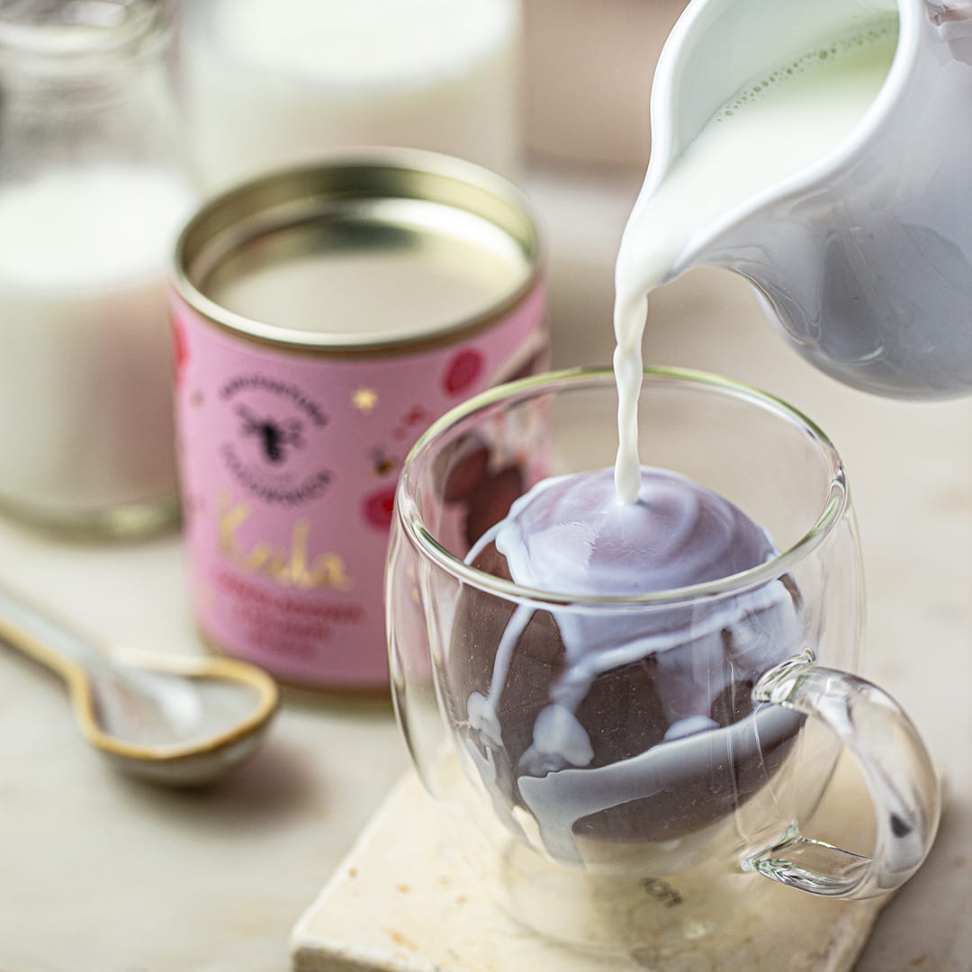 Chocolate ball with raspberries to drink 45g - Sadowski Bee Gardens - Vesa Beauty