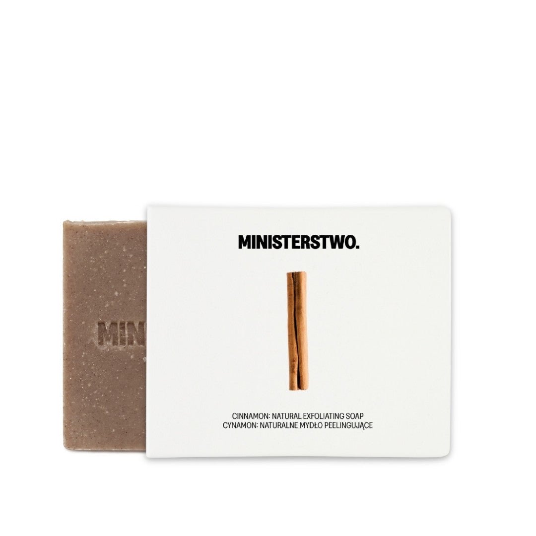 CINNAMON: Natural Exfoliating Soap Bar 100g - Ministerstwo - Vesa Beauty