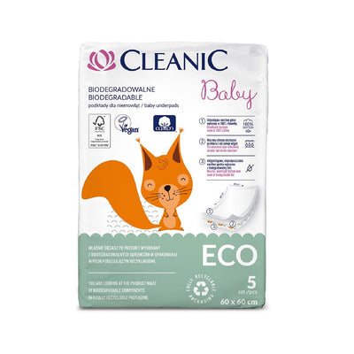 Cleanic Baby ECO - Baby underpads 5pcs - Cleanic - Vesa Beauty