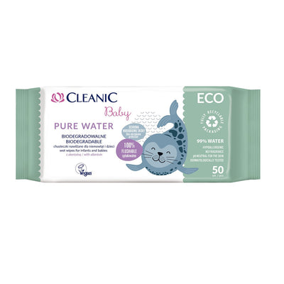 Cleanic Baby ECO Pure Water - Wet wipes for infants and babies 50pcs - Cleanic - Vesa Beauty