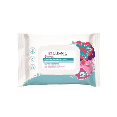Cleanic Junior - Wet toilet tissue 40pcs - Cleanic - Vesa Beauty