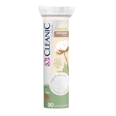 Cleanic Naturals Organic Cotton - Cosmetic Pads 90pcs - Cleanic - Vesa Beauty