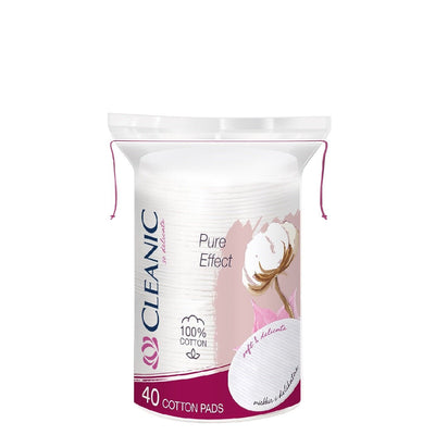 Cleanic Pure Effect - Cosmetic Pads 40pcs (oval) - Cleanic - Vesa Beauty