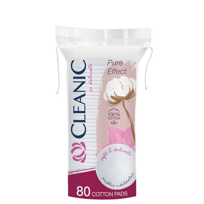Cleanic Pure Effect - Cosmetic Pads 80pcs - Cleanic - Vesa Beauty