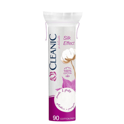 Cleanic Silk Effect - Cosmetic Pads 90pcs - Cleanic - Vesa Beauty