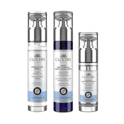 Clochee Combination and Oily Skin Care Set: Sorbet, Light cream and moisturising Serum - Clochee - Vesa Beauty