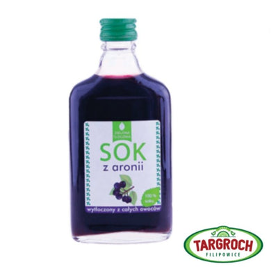 Cold Pressed Chokeberry juice 100% 200ml - TARGROCH - Vesa Beauty