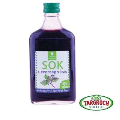 Cold Pressed Elderberry juice 100% 200ml - TARGROCH - Vesa Beauty