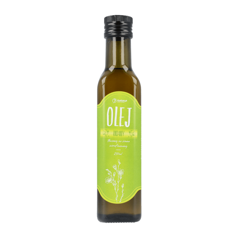 Cold - pressed linseed oil 250ml - Krukam - Vesa Beauty