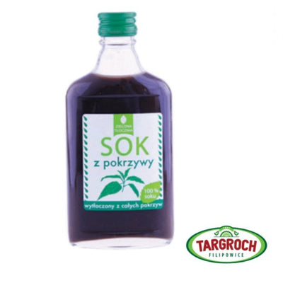 Cold Pressed Nettle juice 100% 200ml - TARGROCH - Vesa Beauty