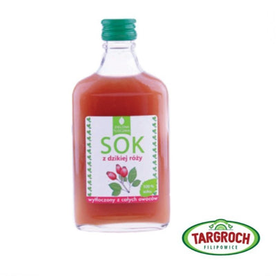 Cold Pressed Rosehip juice 100% 200ml - TARGROCH - Vesa Beauty