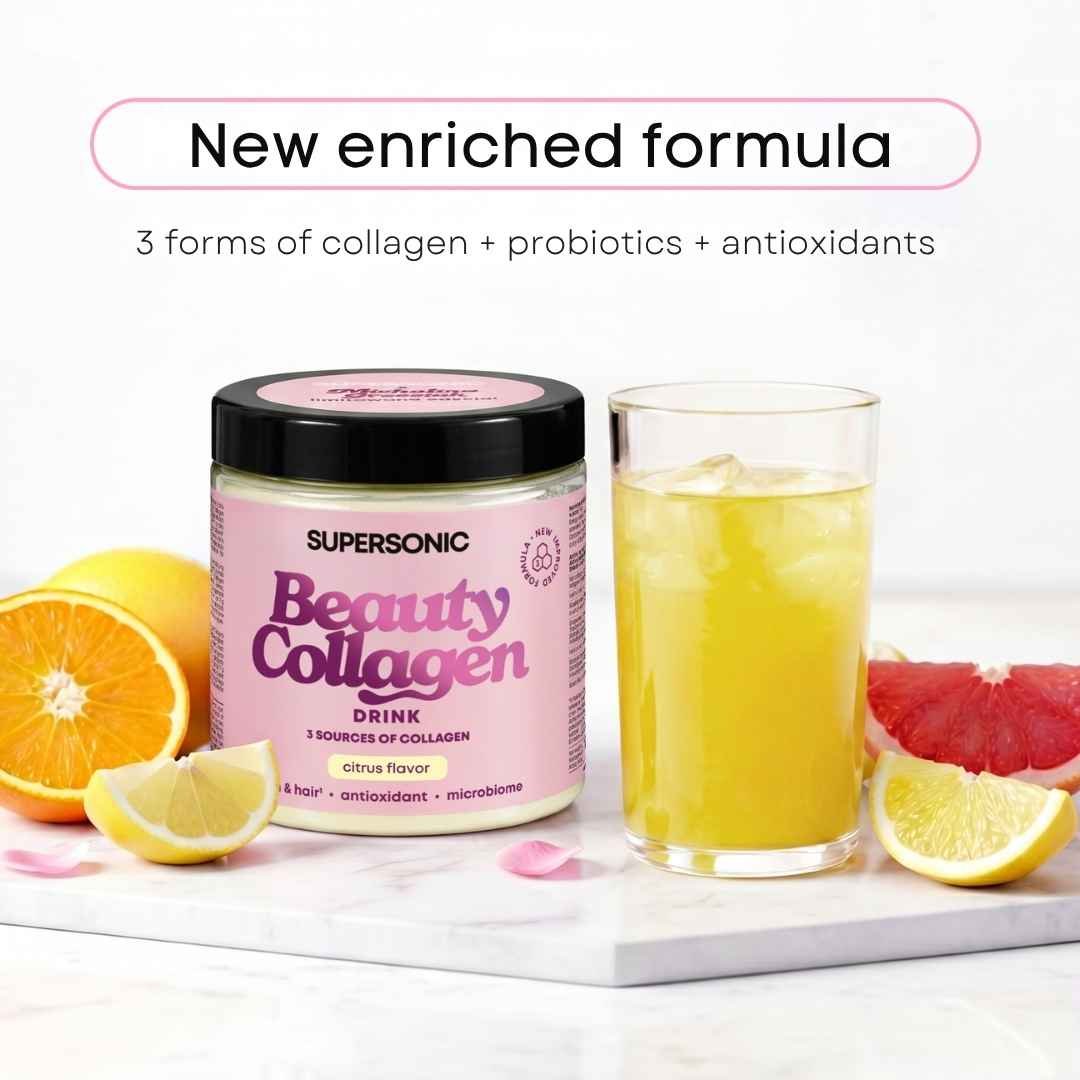 Collagen Beauty Drink - Citrus flavour 175g - SUPERSONIC - Vesa Beauty