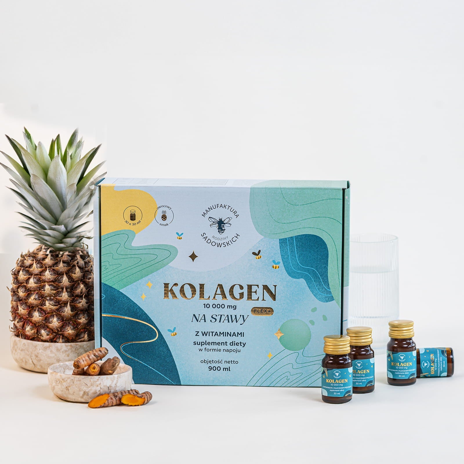 Collagen Flex+ for joints 10 000mg 30x30ml - Sadowski Bee Gardens - Vesa Beauty