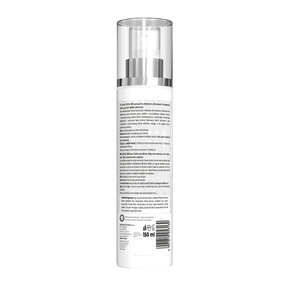 CRYSTAL SKIN Toner with 'glass skin' effect 150ml - APIS - Vesa Beauty