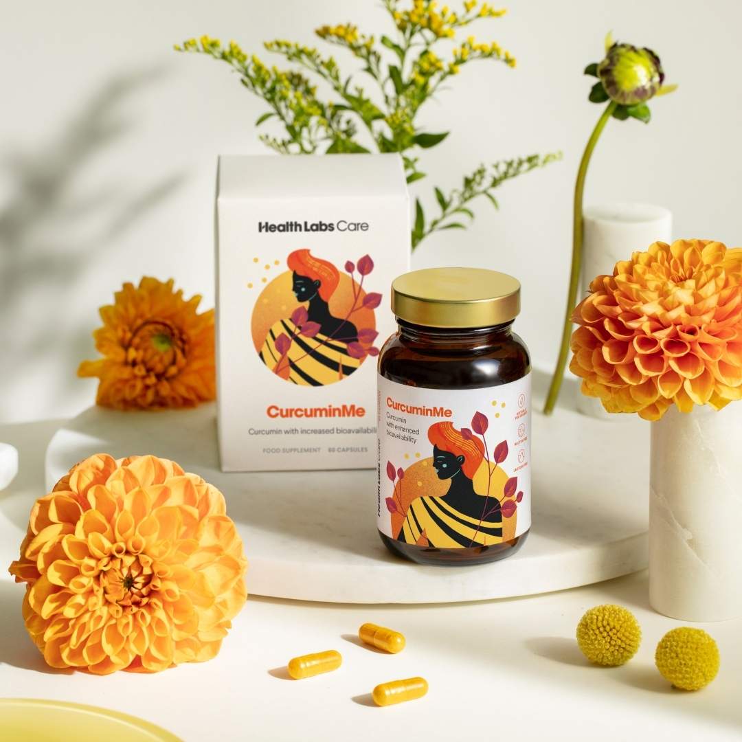CurcuminMe - Curcumin with increased bioavailability 60 capsules - HealthLabs Care - Vesa Beauty