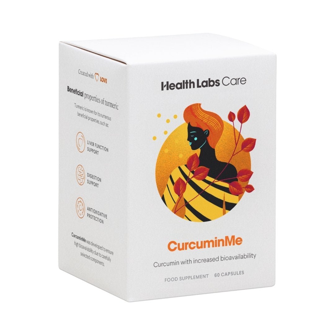 CurcuminMe - Curcumin with increased bioavailability 60 capsules - HealthLabs Care - Vesa Beauty