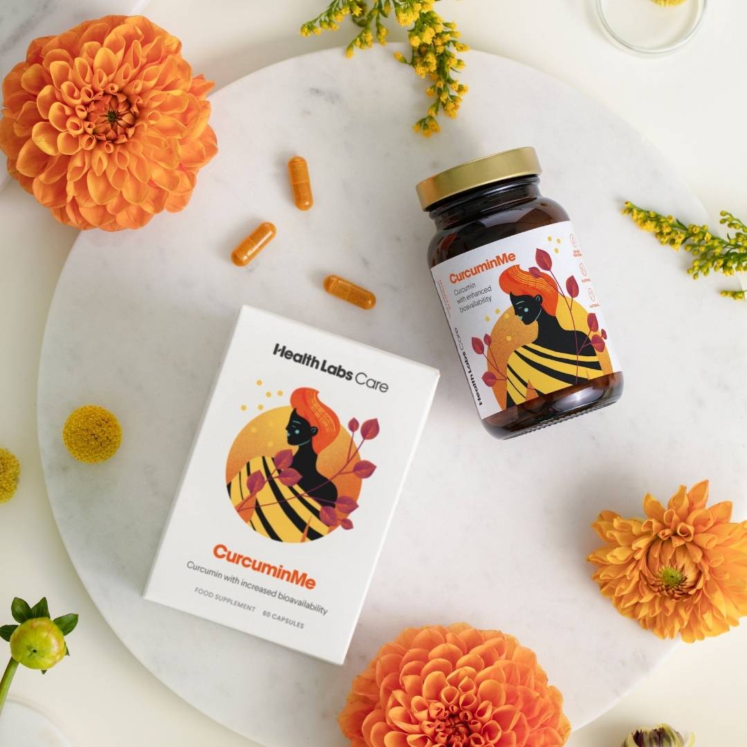 CurcuminMe - Curcumin with increased bioavailability 60 capsules - HealthLabs Care - Vesa Beauty