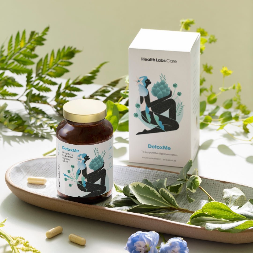 DetoxMe - For the support of the digestive system 90 capsules - HealthLabs Care - Vesa Beauty