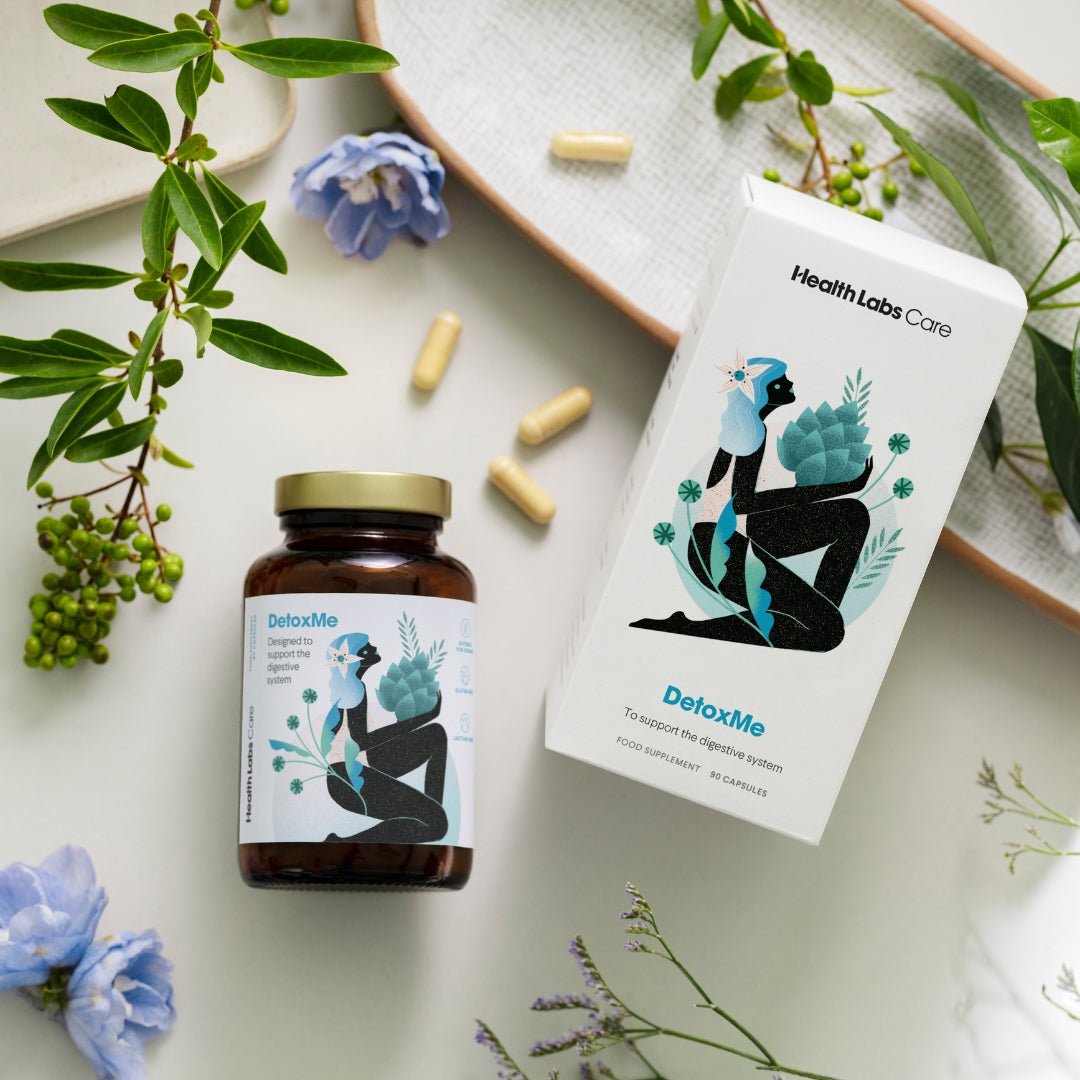 DetoxMe - For the support of the digestive system 90 capsules - HealthLabs Care - Vesa Beauty