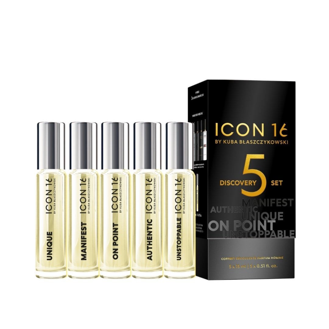 Discovery Set of Eau de Parfum 5x15ml - ICON16 by K.Błaszczykowski - Vesa Beauty