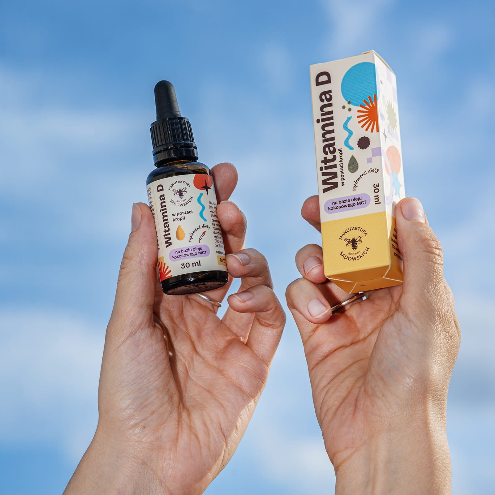 Drops Vitamin D for adults 30ml - Sadowski Bee Gardens - Vesa Beauty