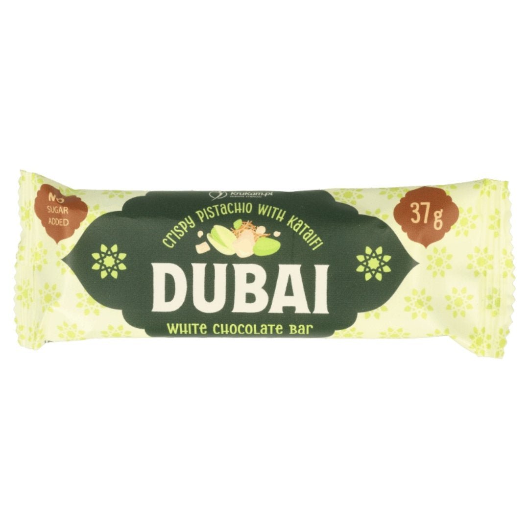Dubai White Chocolate Bar 37g - Krukam - Vesa Beauty