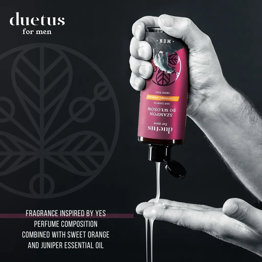 Duetus for MEN - Energizing Hair Shampoo 300ml - Duetus - Vesa Beauty
