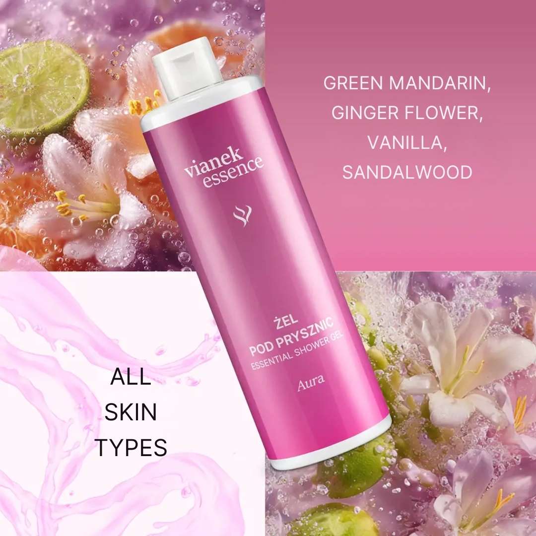 ESSENCE Shower gel - Aura 400ml - Vianek - Vesa Beauty