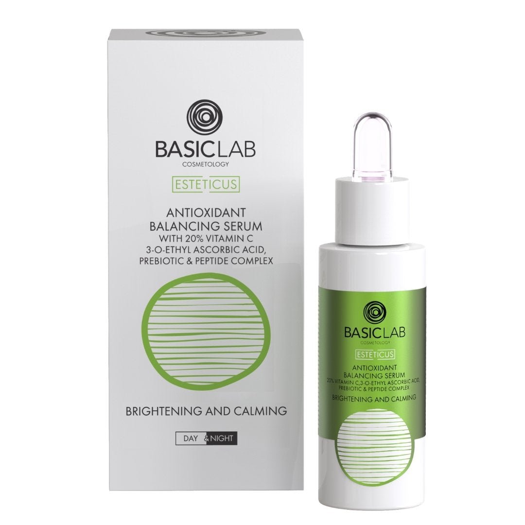 ESTETICUS Antioxidant Balancing serum with 20% vitamin C, prebiotic, peptide complex 30ml - BasicLab - Vesa Beauty