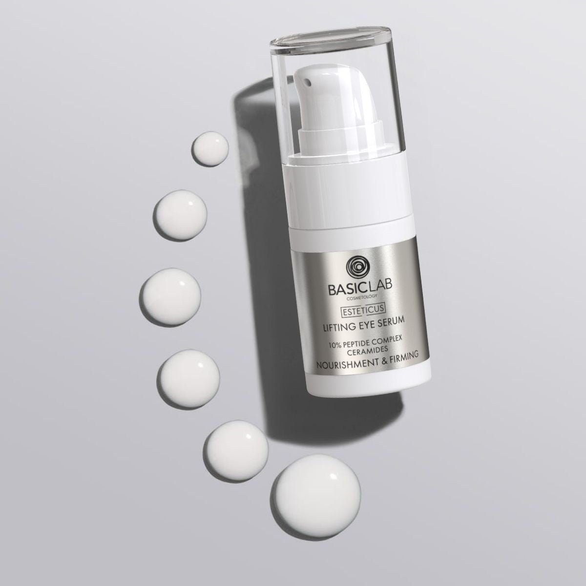 ESTETICUS Lifting Eye Serum with 10% Peptide Complex and Ceramides 15ml - BasicLab - Vesa Beauty