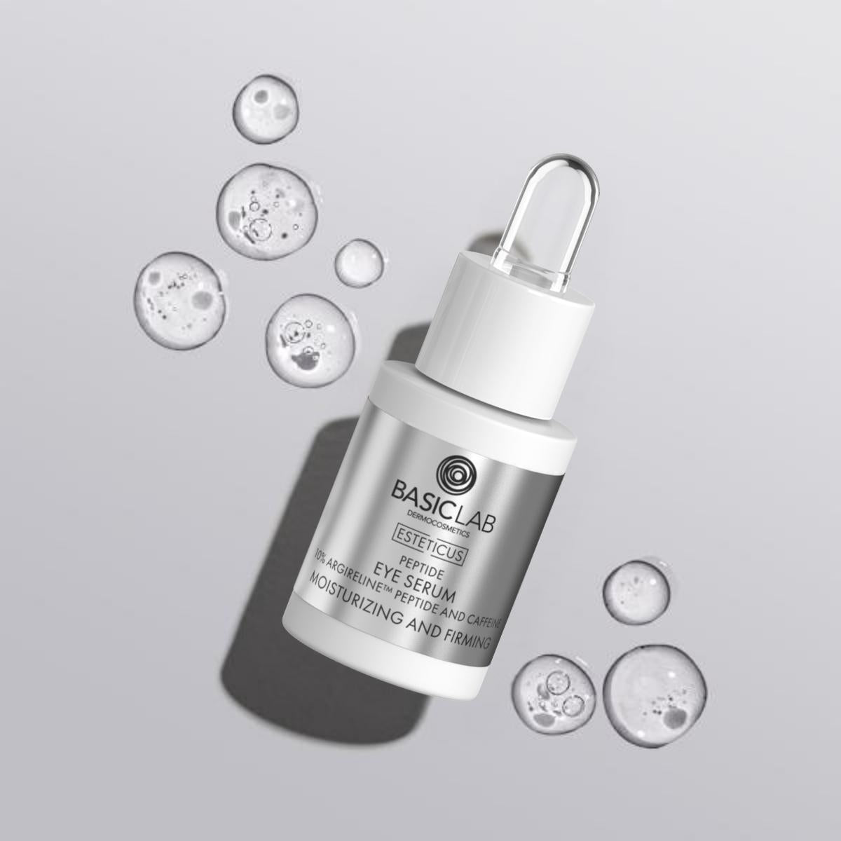 ESTETICUS Peptide Eye Serum with 10% Argireline peptide & Caffeine 15ml - BasicLab - Vesa Beauty