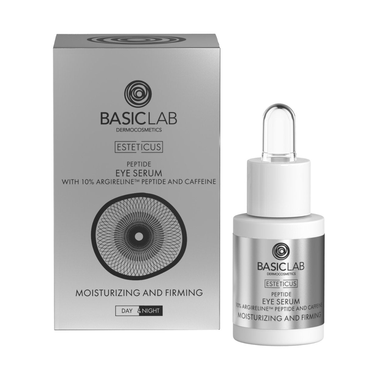 ESTETICUS Peptide Eye Serum with 10% Argireline peptide & Caffeine 15ml - BasicLab - Vesa Beauty