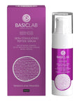 ESTETICUS Skin - Stimulating peptide serum: 15% peptide complex, 5% growth factor complex, micro - needles 30ml - BasicLab - Vesa Beauty