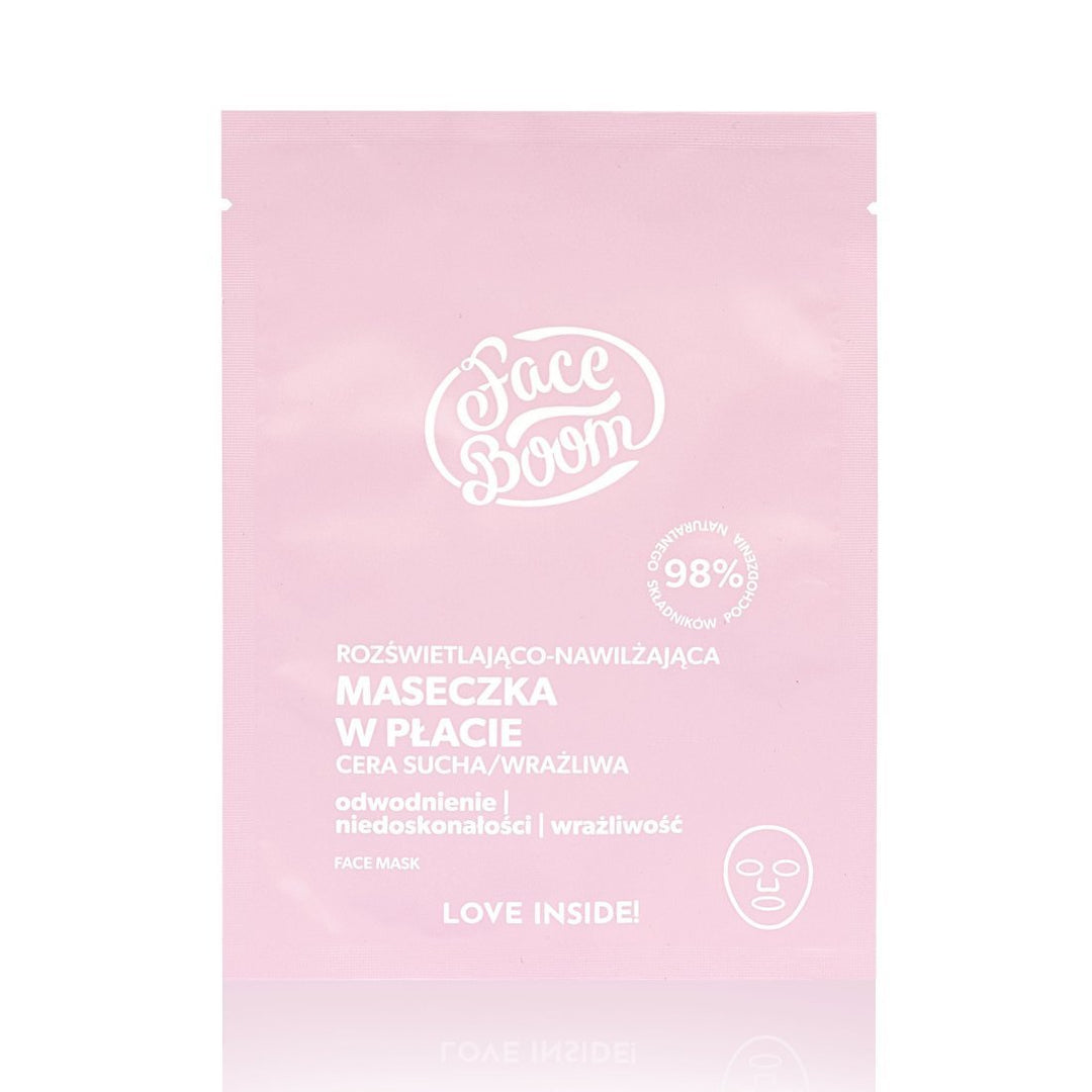 FaceBoom Basic - Moisturizing & illuminating Face Sheet Mask 15g - BodyBoom - Vesa Beauty