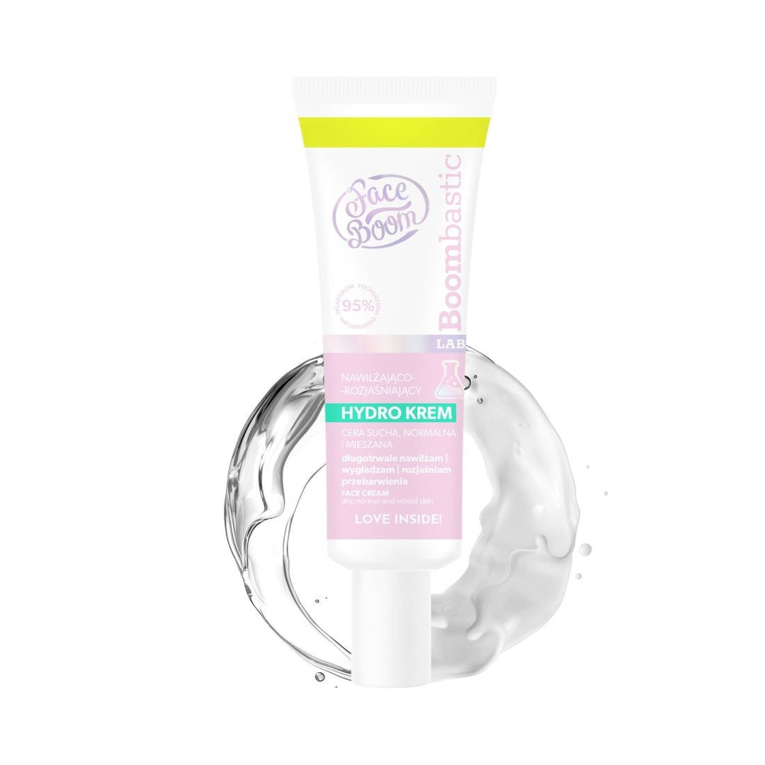 FaceBoom Boombastic Lab - Hydro Cream moisturizing & brightening - dry, normal & mixed skin 50ml - BodyBoom - Vesa Beauty