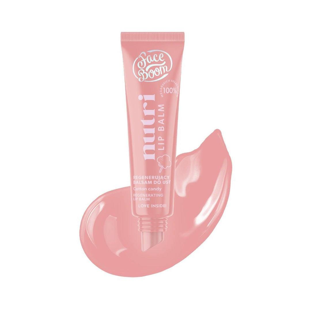 FaceBoom Nutri Lip Balm - Regenerating Lip Balm COTTON CANDY 10g - BodyBoom - Vesa Beauty