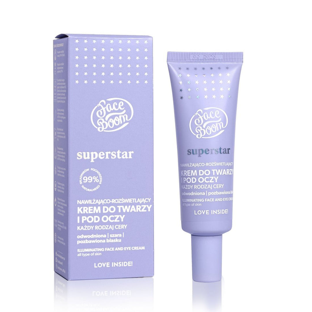 FaceBoom SuperStar - Illuminating Face & Eye Cream 50ml - BodyBoom - Vesa Beauty