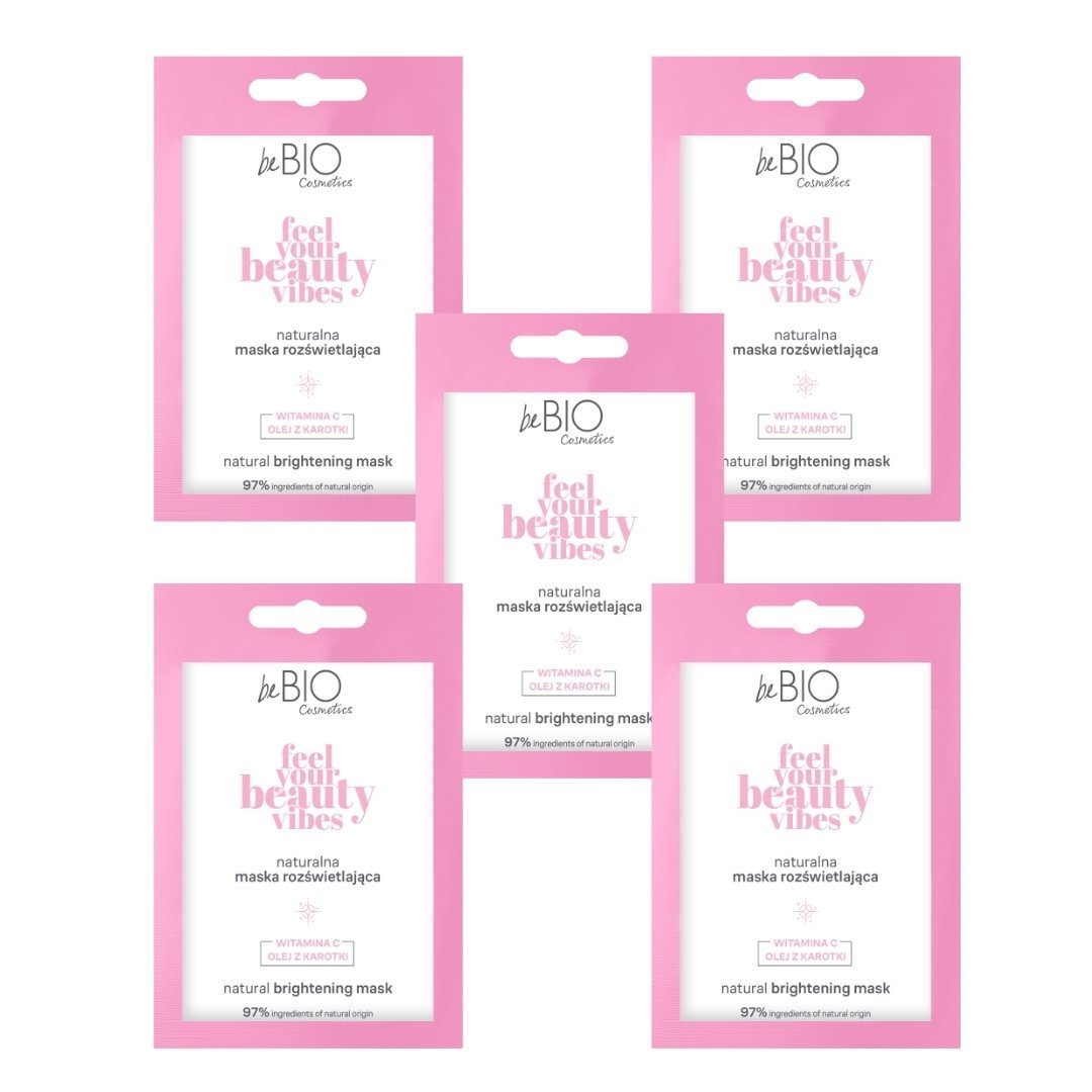 Feel Your Beauty Vibes - Natural Brightening Mask 10ml - beBIO Ewa Chodakowska - Vesa Beauty