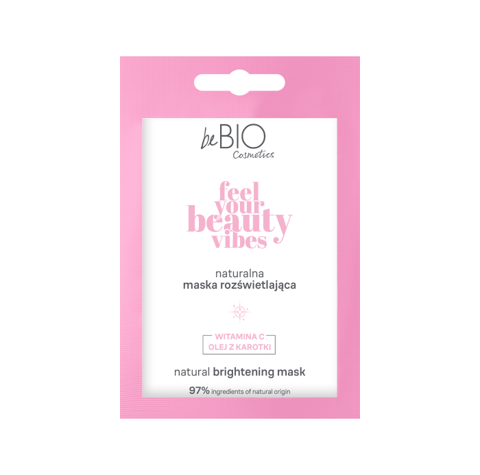 Feel Your Beauty Vibes - Natural Brightening Mask 10ml - beBIO Ewa Chodakowska - Vesa Beauty