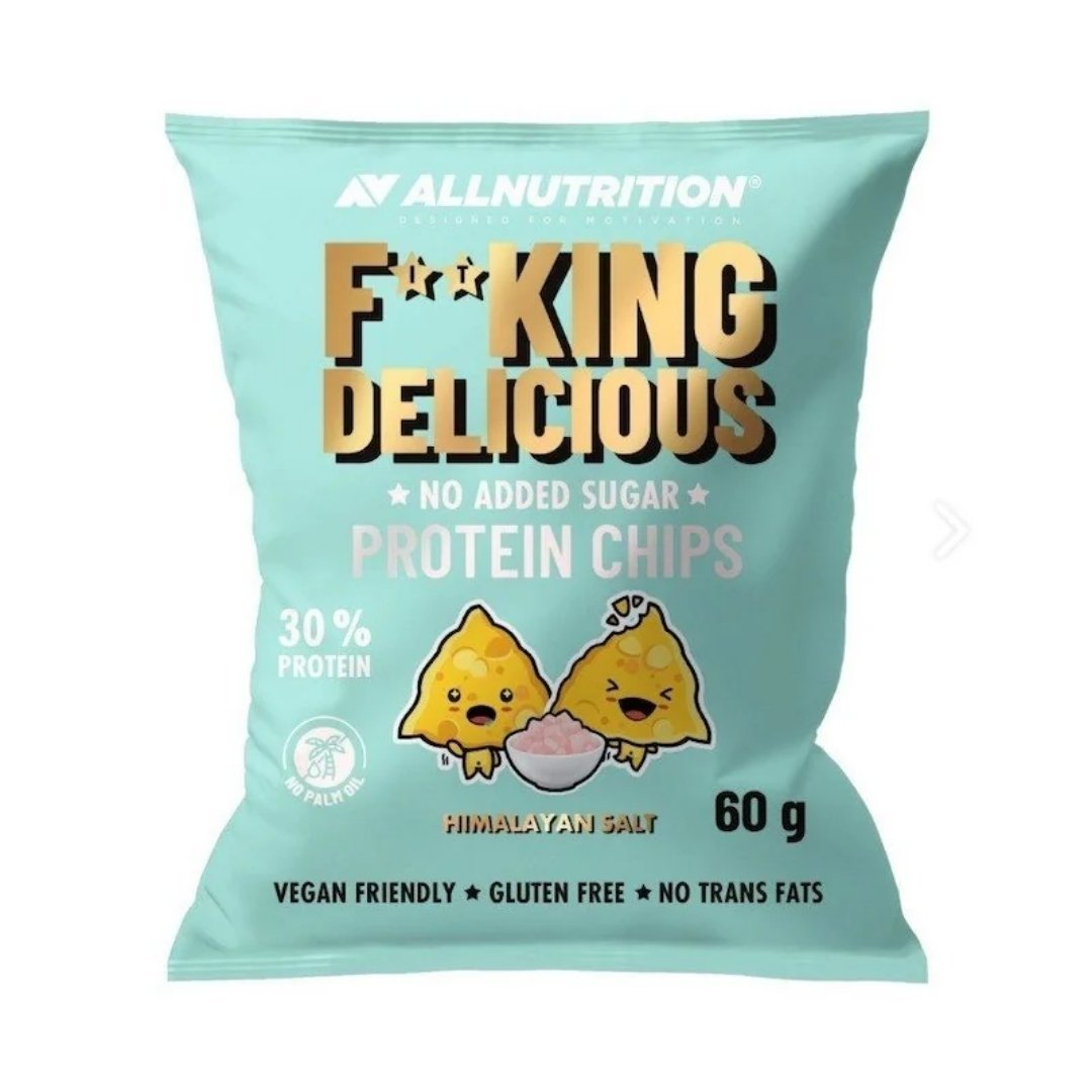 FITKING DELICIOUS Protein Chips - Himalayan salt 60g - ALLNUTRITION - Vesa Beauty