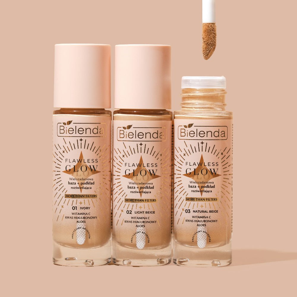 Flawless Glow - Multi - tasking Illuminating Base + Foundation 30ml - Bielenda - Vesa Beauty