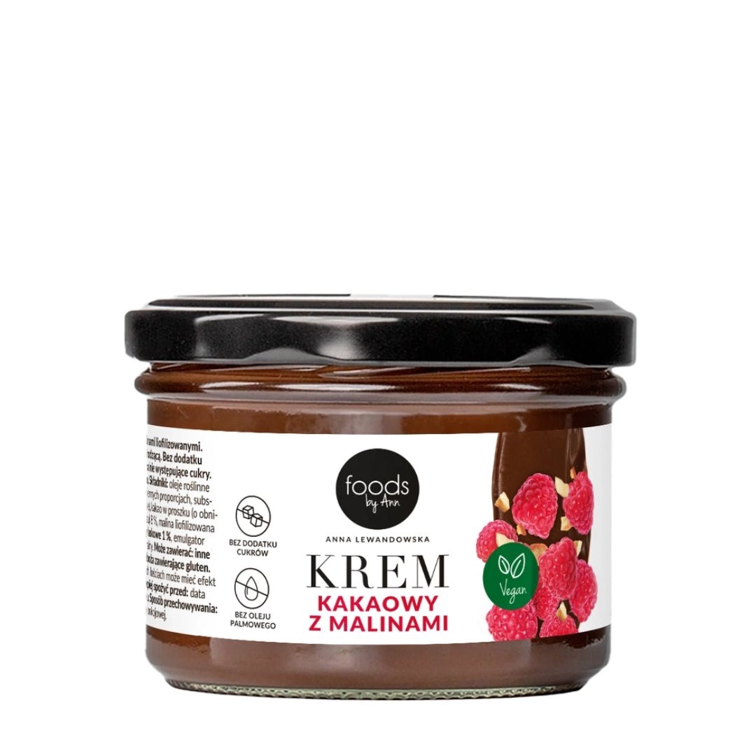 Foods by Ann Cocoa cream with raspberries 200g - Foods by Ann - Vesa Beauty