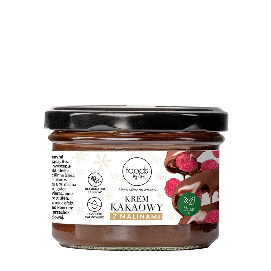 Foods by Ann Cocoa cream with raspberries - winter edition 200g - Foods by Ann - Vesa Beauty