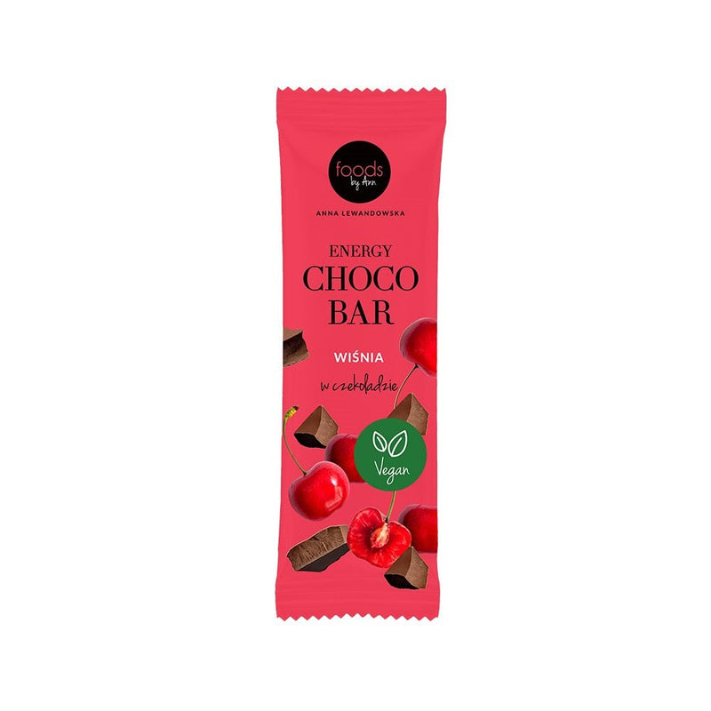 Foods by Ann Energy Choco Bar Cherry in Chocolate 35g - Foods by Ann - Vesa Beauty